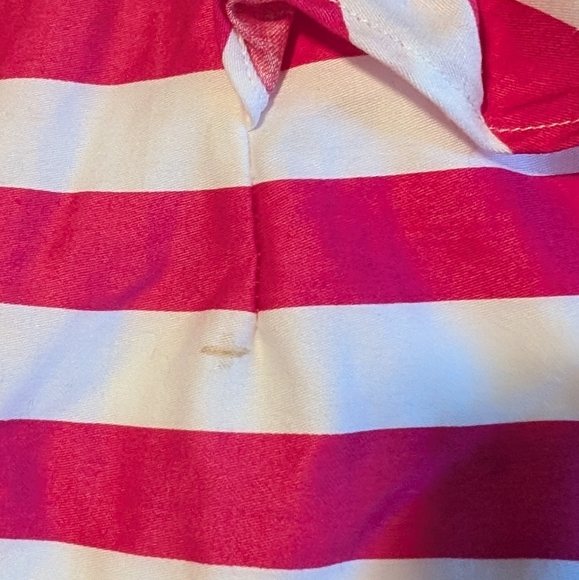 🌙 Pink and White Striped Strapless Dress - Picture 7 of 10